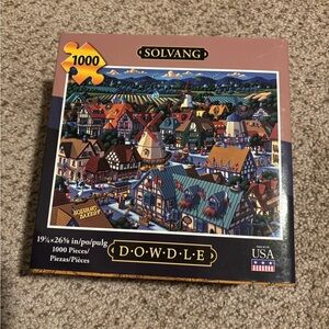 Eric Dowdle Solvang 1000 Piece Puzzle | family fun | brain exercise | game night